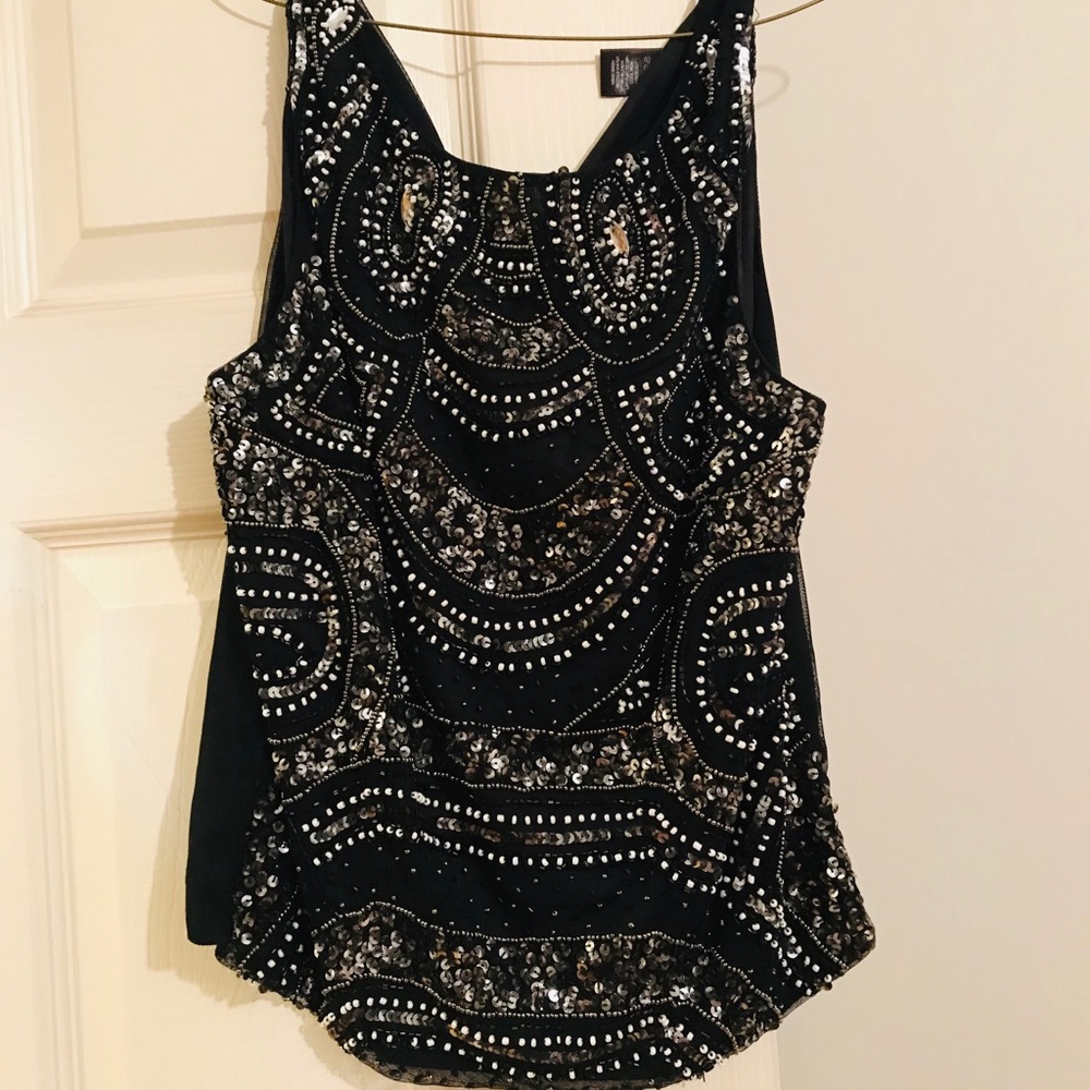 Beaded tank top